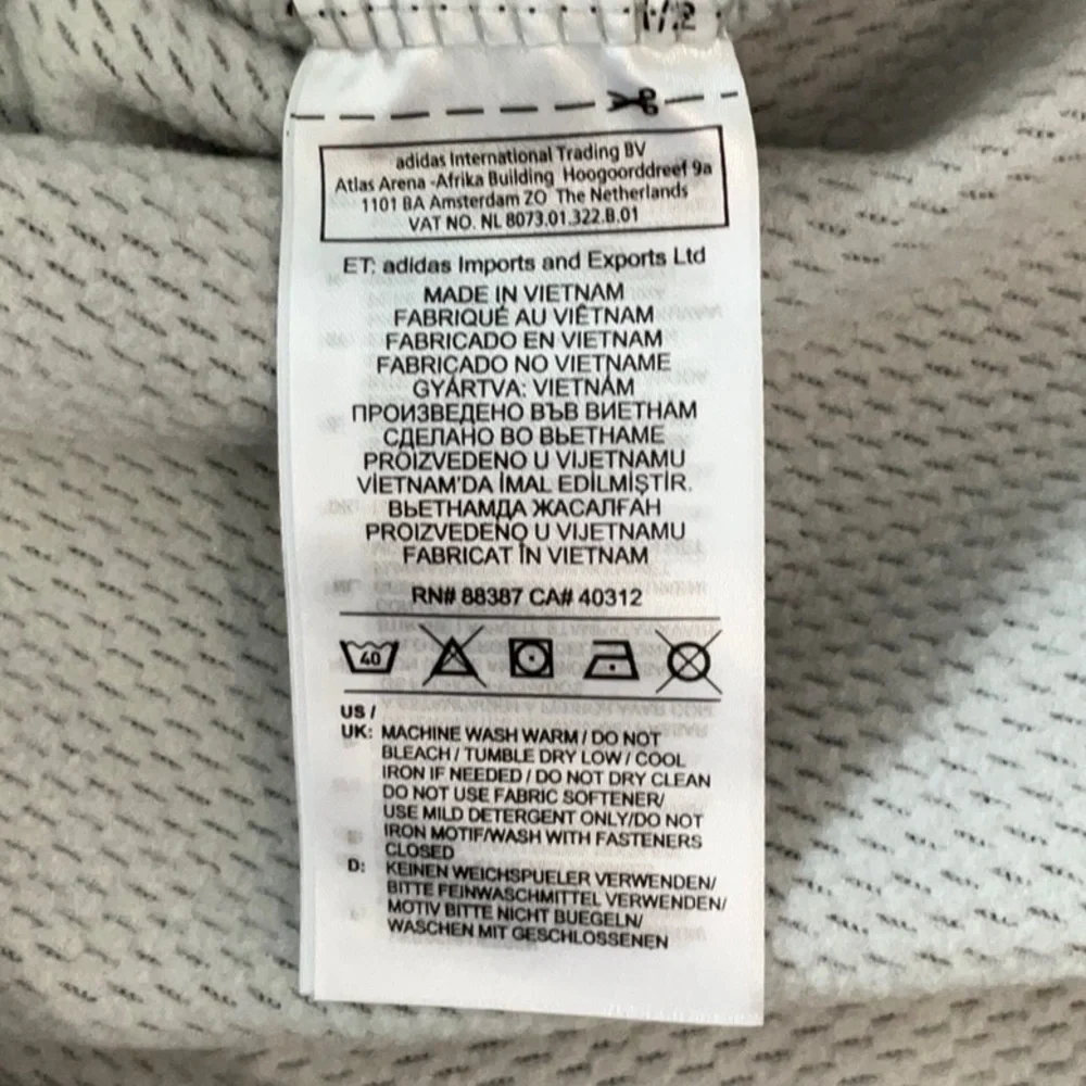 Adidas Men's Light Gray Performance Jacket with Hood